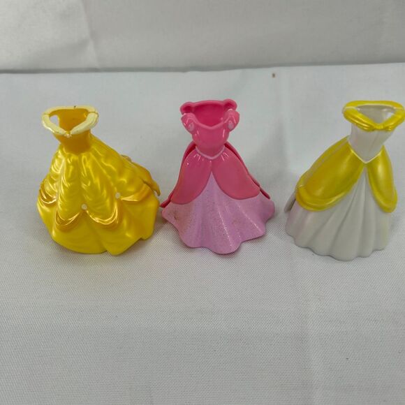 Disney Princess Magic Clip Doll Set Rapunzel Belle Ariel Cinderella 4 Dolls - Picture 2 of 10